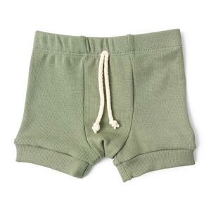 NWT Childhoods Clothing - RIB KNIT SHORTS CO -BASIL